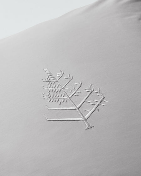 Store logo carefully woven into a sheet.