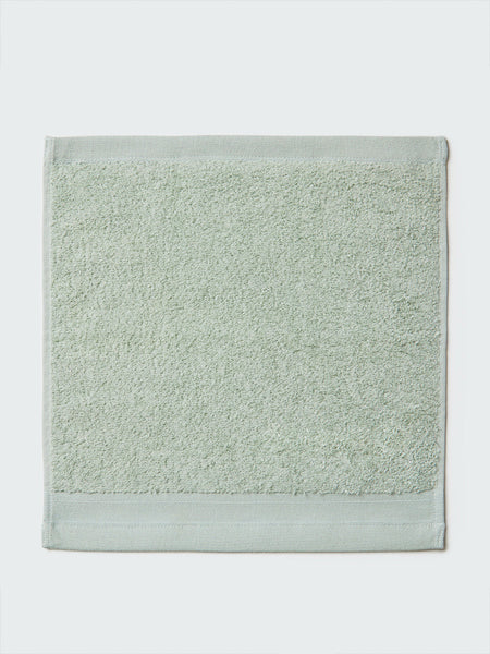 Close-up of a "Florentine Sage" colored wipe, visible fabric
