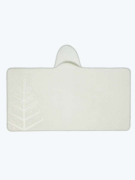 Soft and absorbent hooded towel in "Safari Sage" with an embroidered Four Seasons logo.